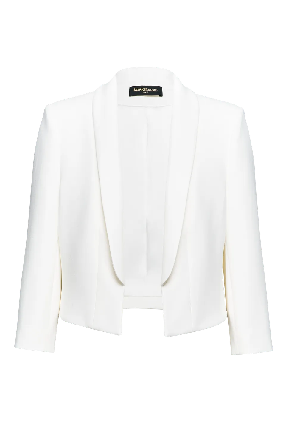 kaviar-gauche-short-blazer-cropped-braut-blazer-aus-seide image 1