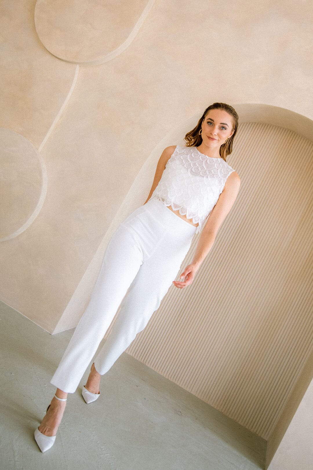 noni-helin-braut-hose-7-8-l-nge-aus-crepe-in-ivory image 2