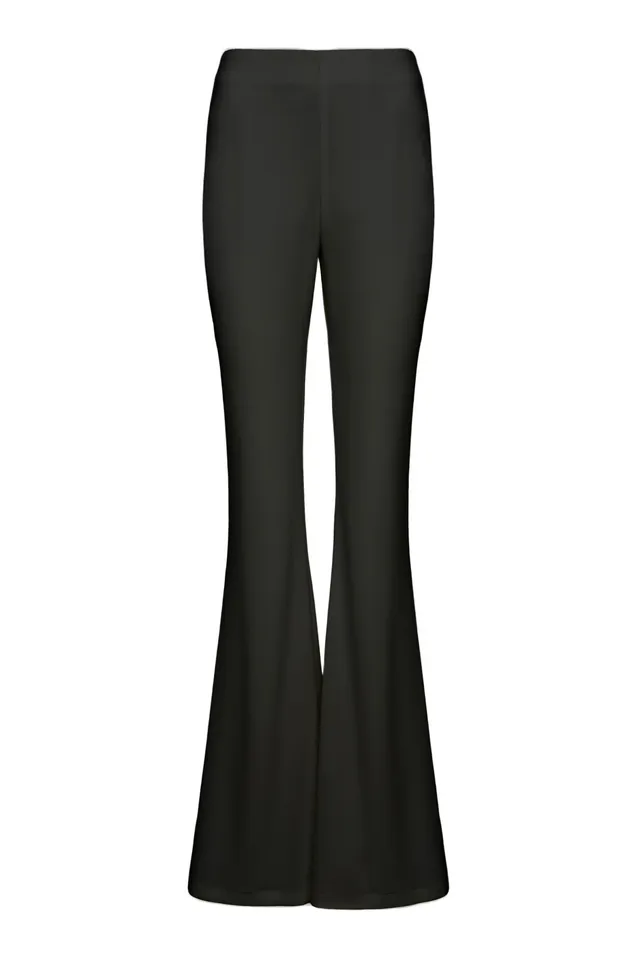 kaviar-gauche-edgy-pinot-flares-black-ausgestellte-brauthose image 1
