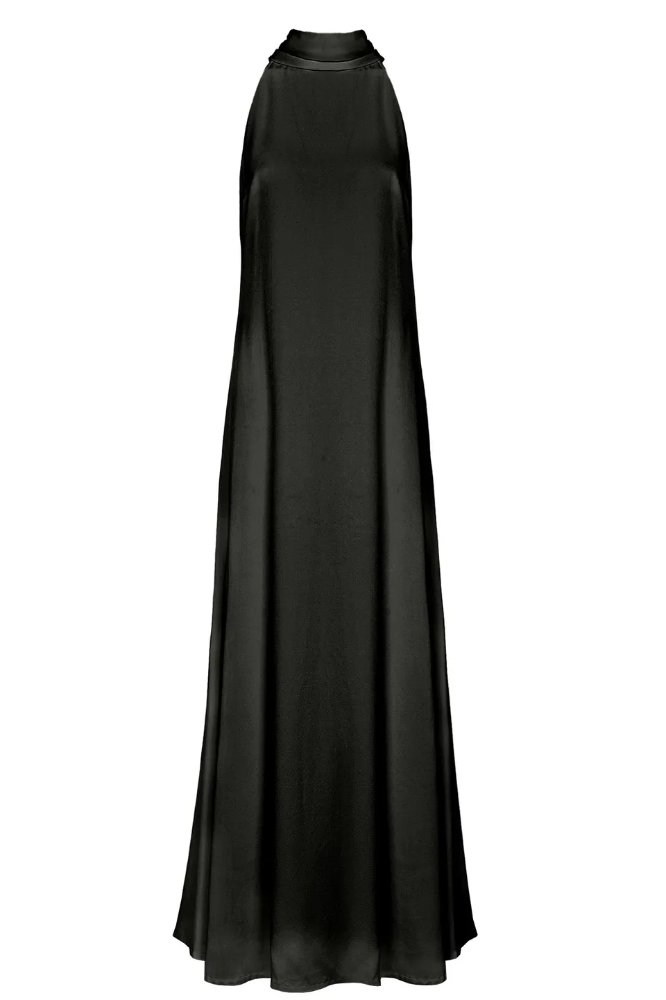 kaviar-gauche-pure-sky-dress-schwarz-abendkleid-mit-stehkragen image 1