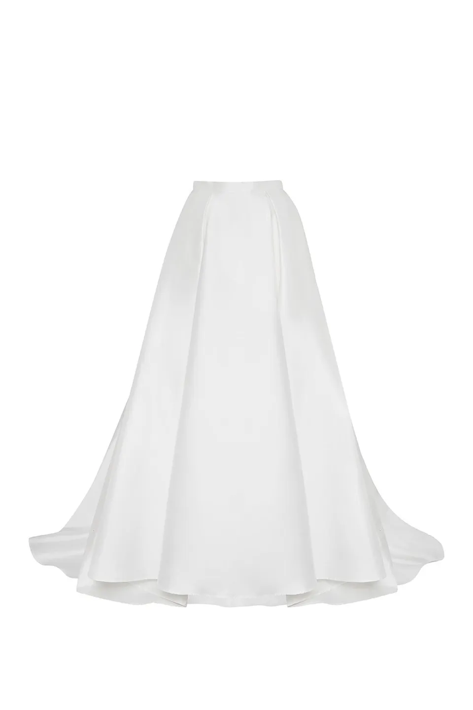 kaviar-gauche-allure-skirt-brautrock-seide-mit-schlitz image 1