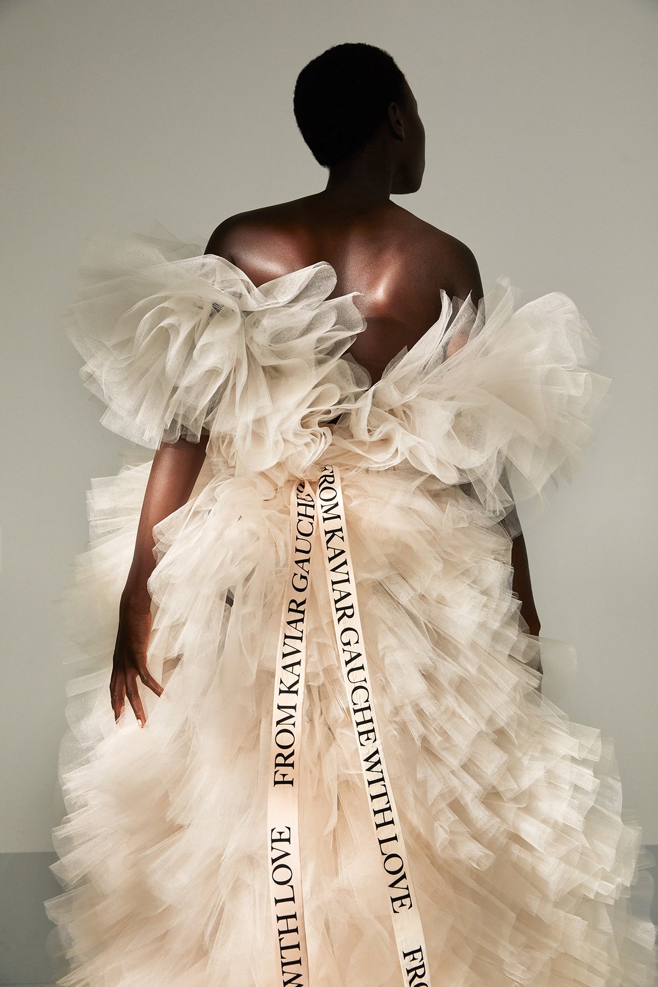 kaviar-gauche-bloomy-cloud-t-ll-brautkleid-a-linie image 1
