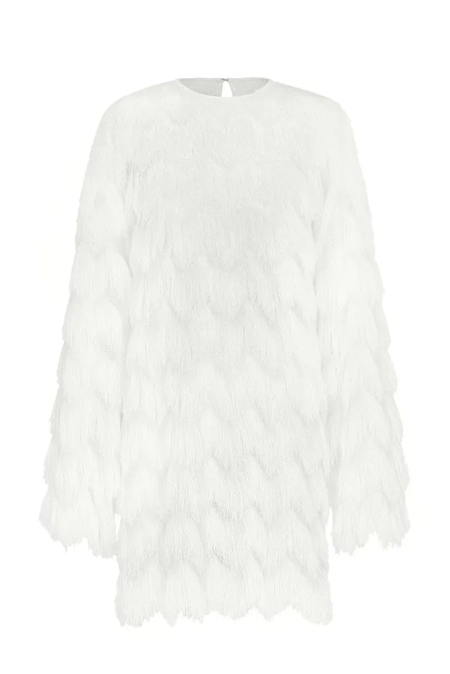 kaviar-gauche-twist-pulli-dress-fransen-minikleid-standesamt image 1