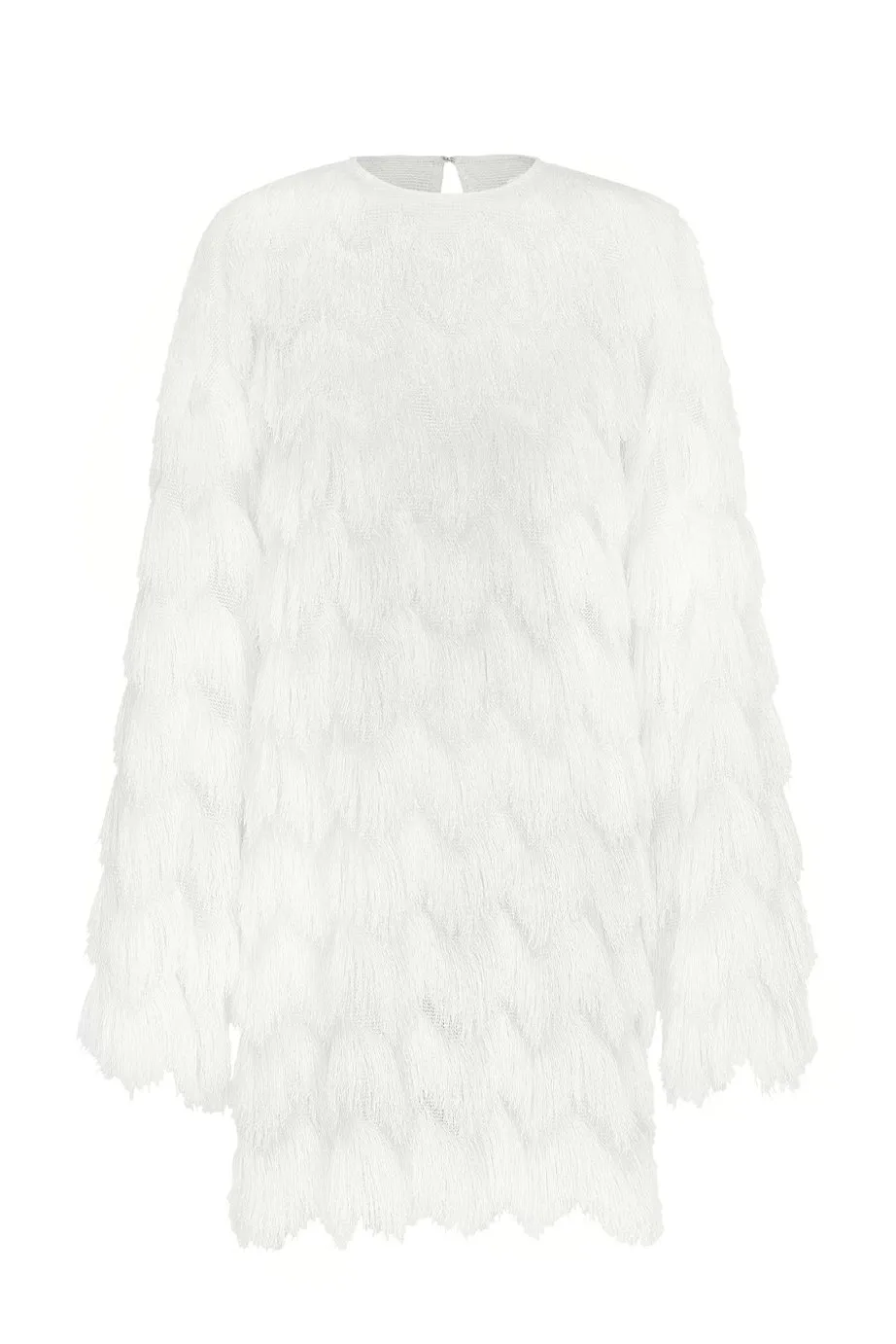 kaviar-gauche-twist-pulli-dress-fransen-minikleid-standesamt image 1