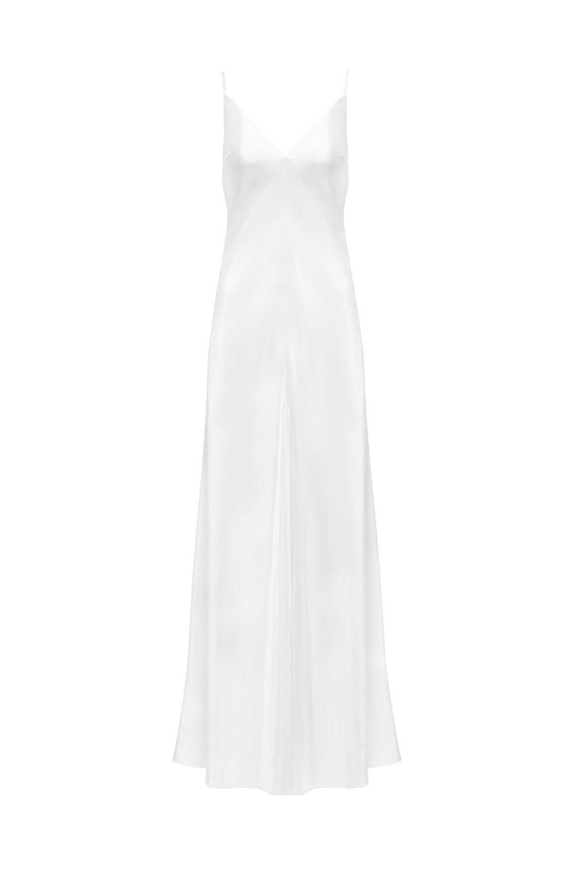kaviar-gauche-lingerie-dress-figurbetontes-standesamt-kleid-mit-schlitz image 1