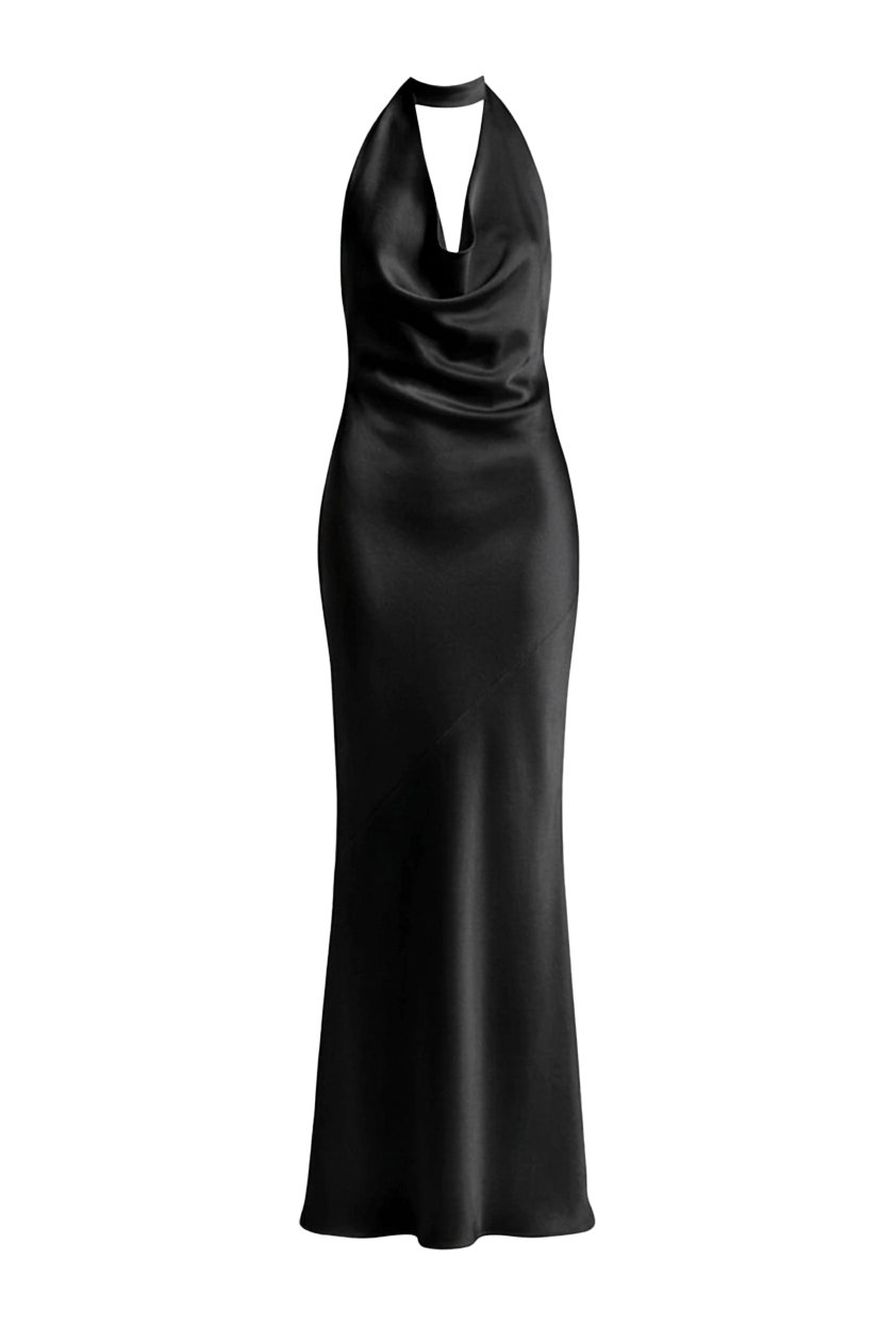 kaviar-gauche-callas-neckholder-dress-schwarz image 1