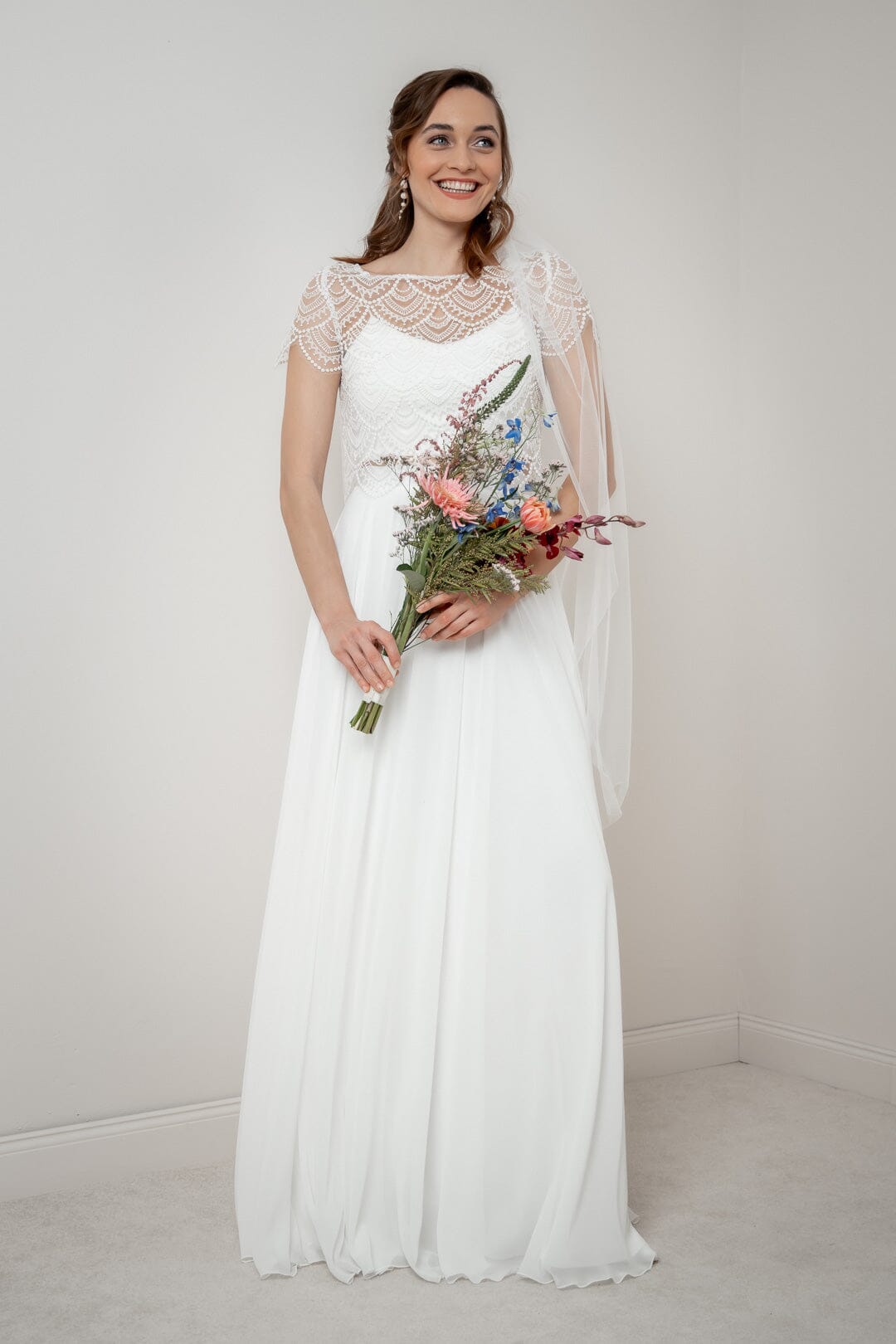 noni-mireya-maxi-chiffonrock-a-linie-ivory image 3