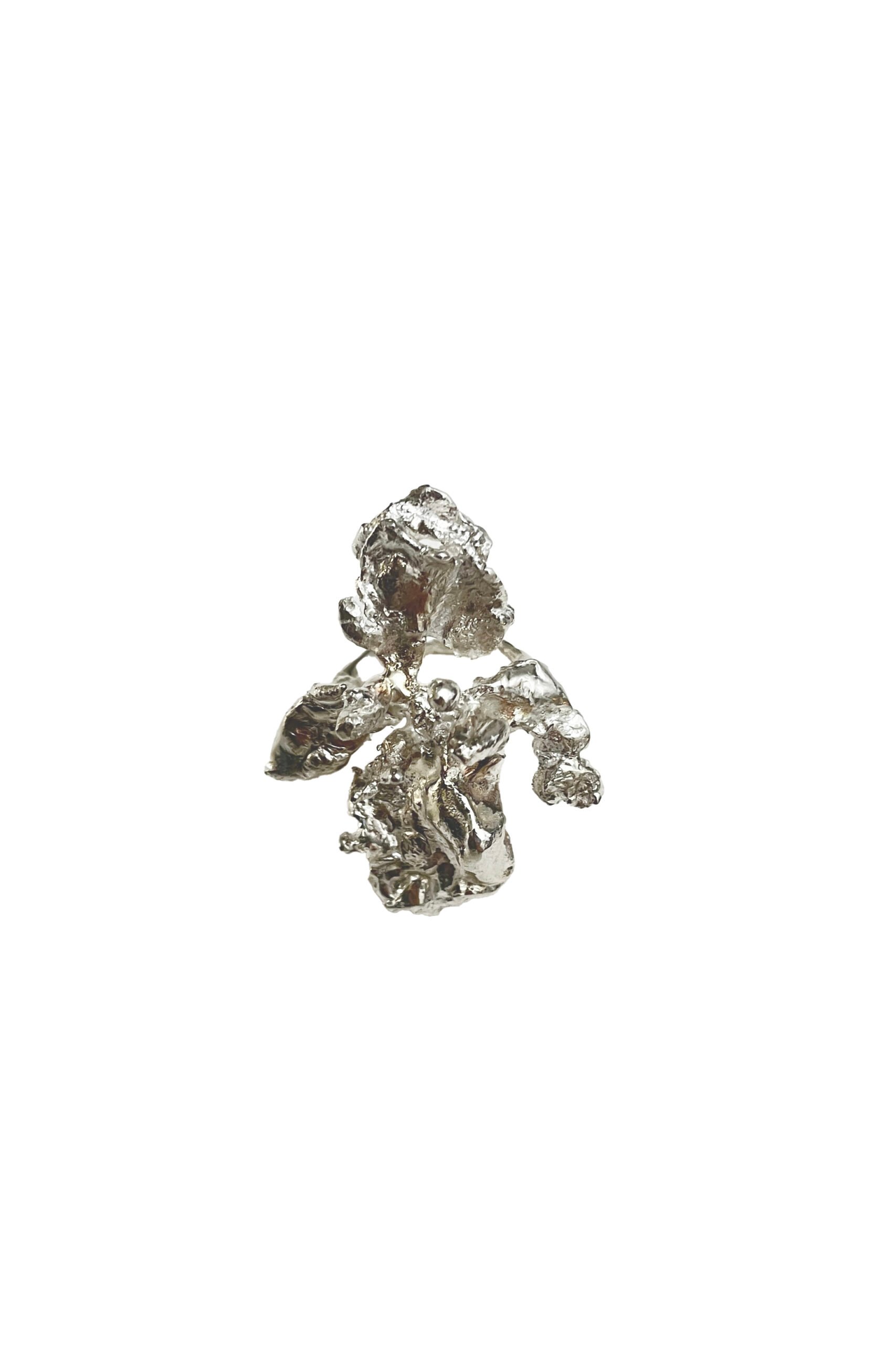 kaviar-gauche-abstract-orchid-ring-sterling-silber-ring image 1