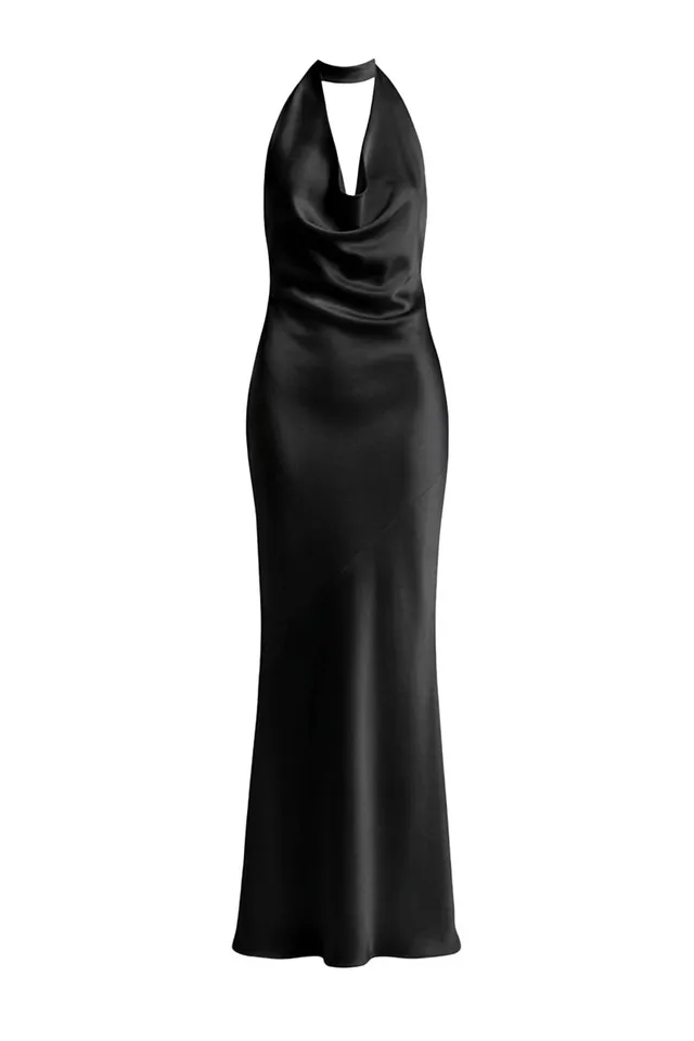 kaviar-gauche-callas-neckholder-dress-schwarz image 1