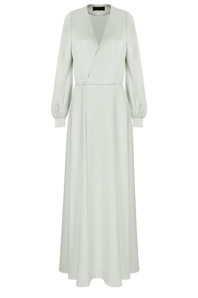 kaviar-gauche-cache-coeur-longsleeve-kleid-sage image 1