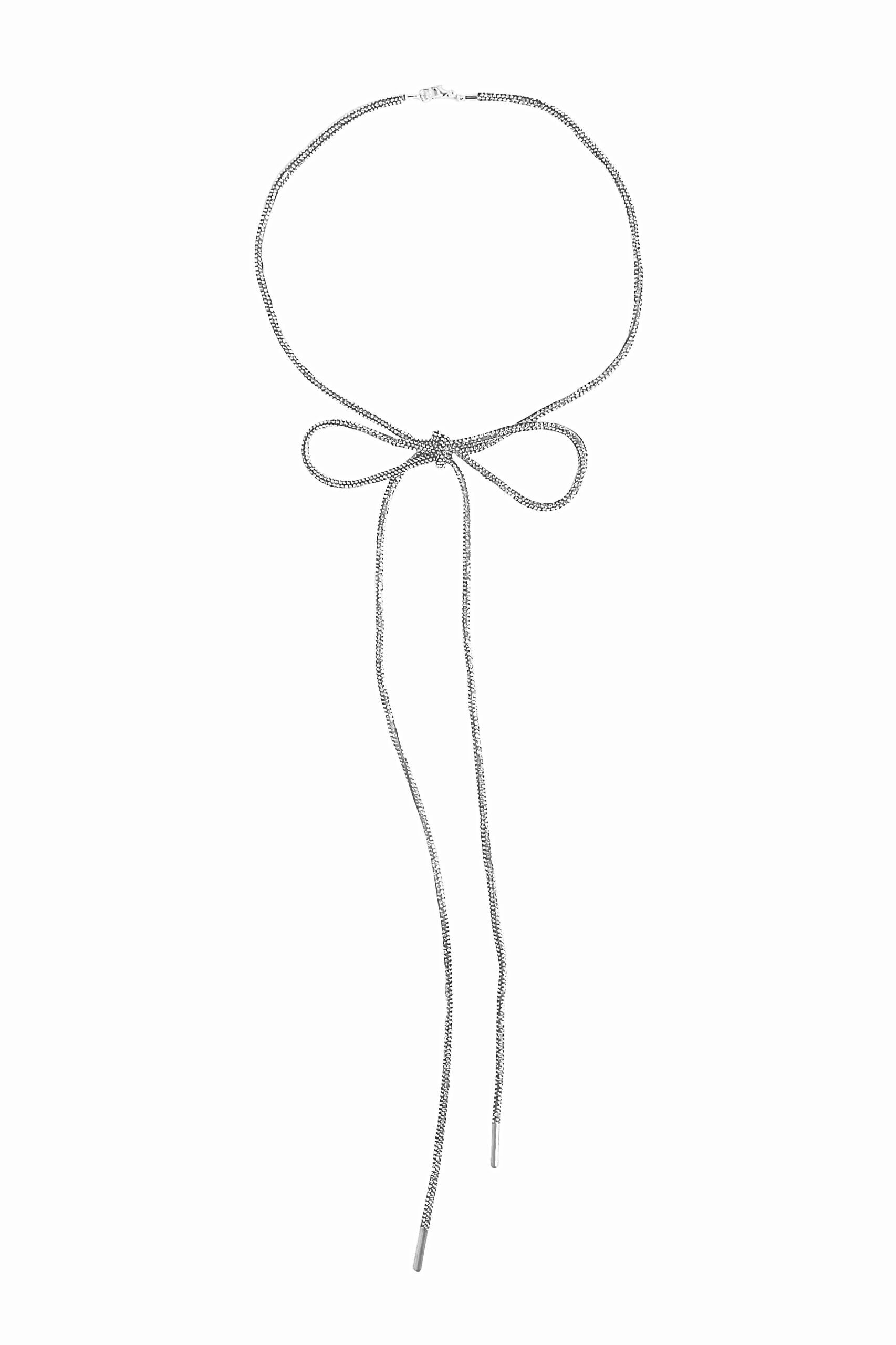 kaviar-gauche-glitter-bow-necklace-schleifen-collier image 4