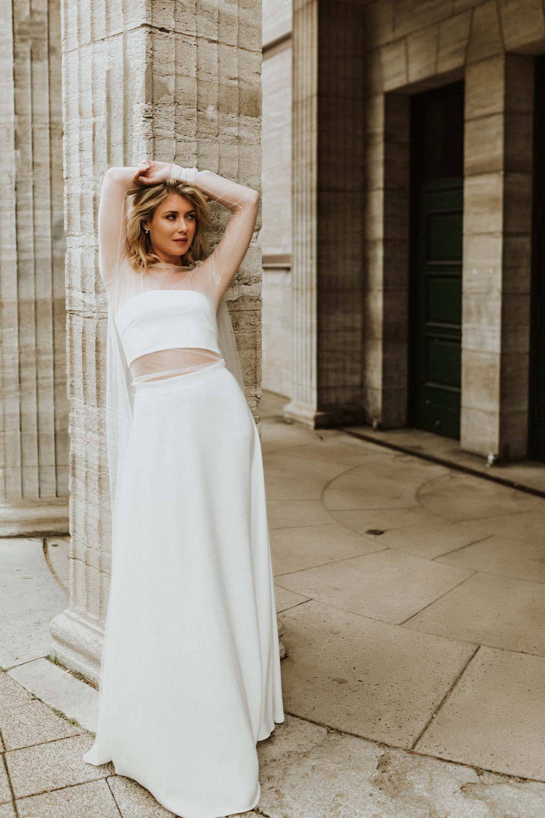 noni-mylou-braut-rock-maxi-a-linie-ivory-aus-recycling-cr-pe image 2