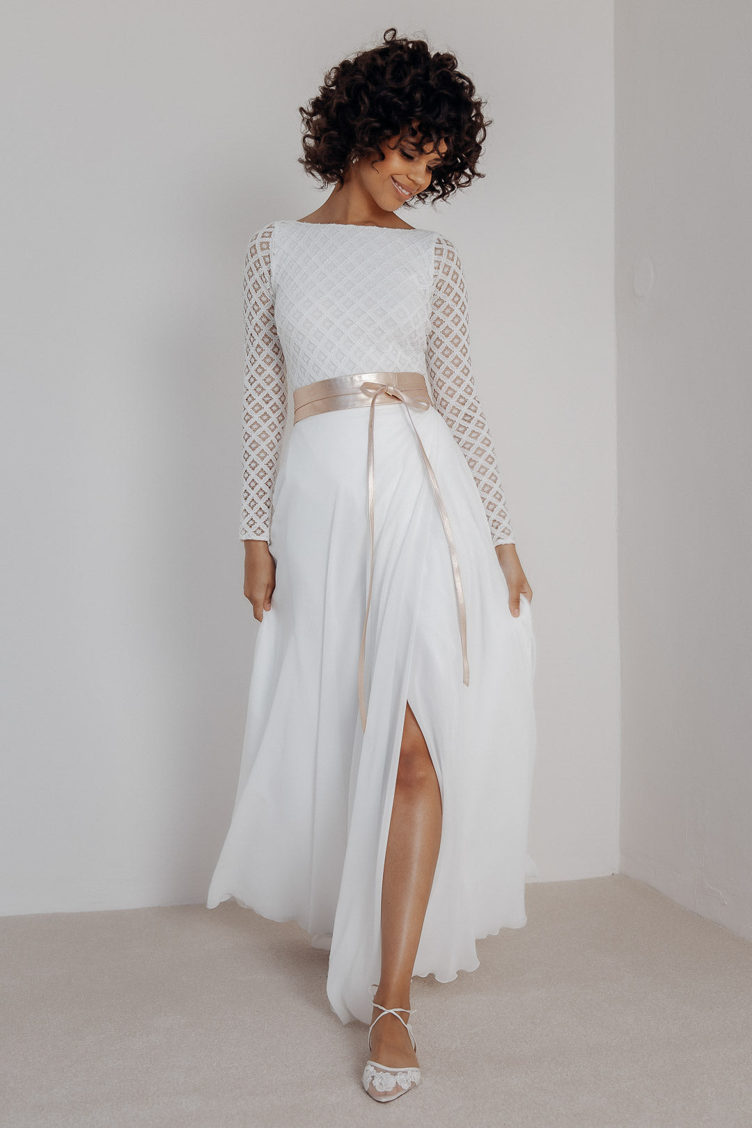 noni-marielle-brautg-rtel-ros-gold-leder-zum-binden image 7