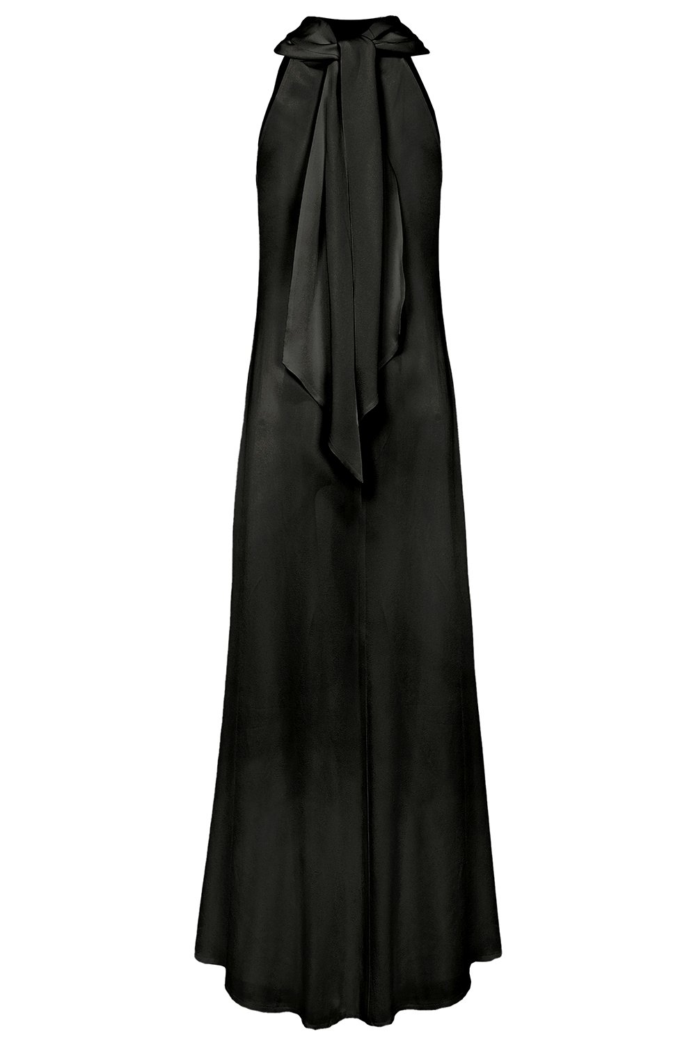 kaviar-gauche-pure-sky-dress-schwarz-abendkleid-mit-stehkragen image 3