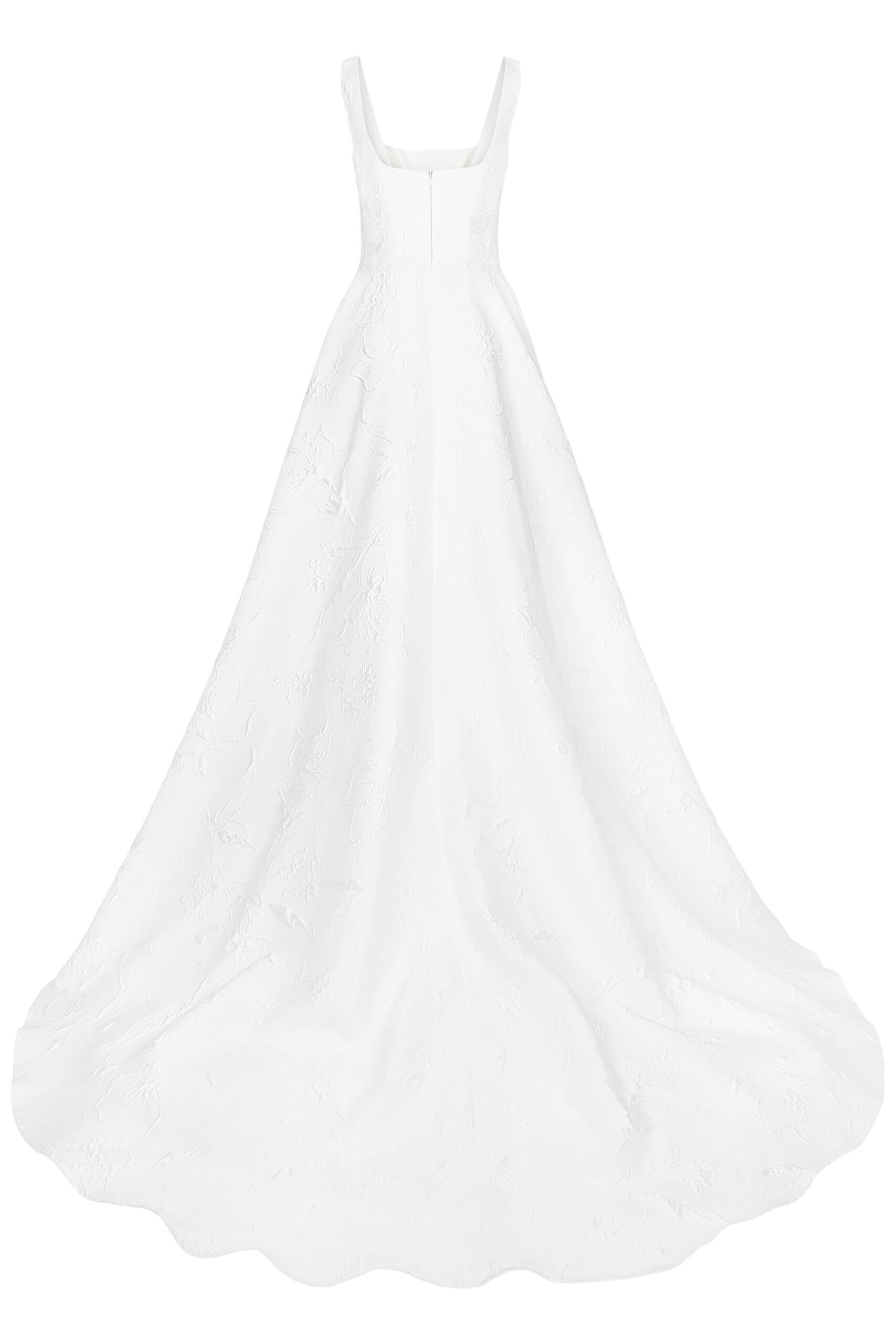 kaviar-gauche-spencer-square-brautkleid-jacquard-a-linie image 2