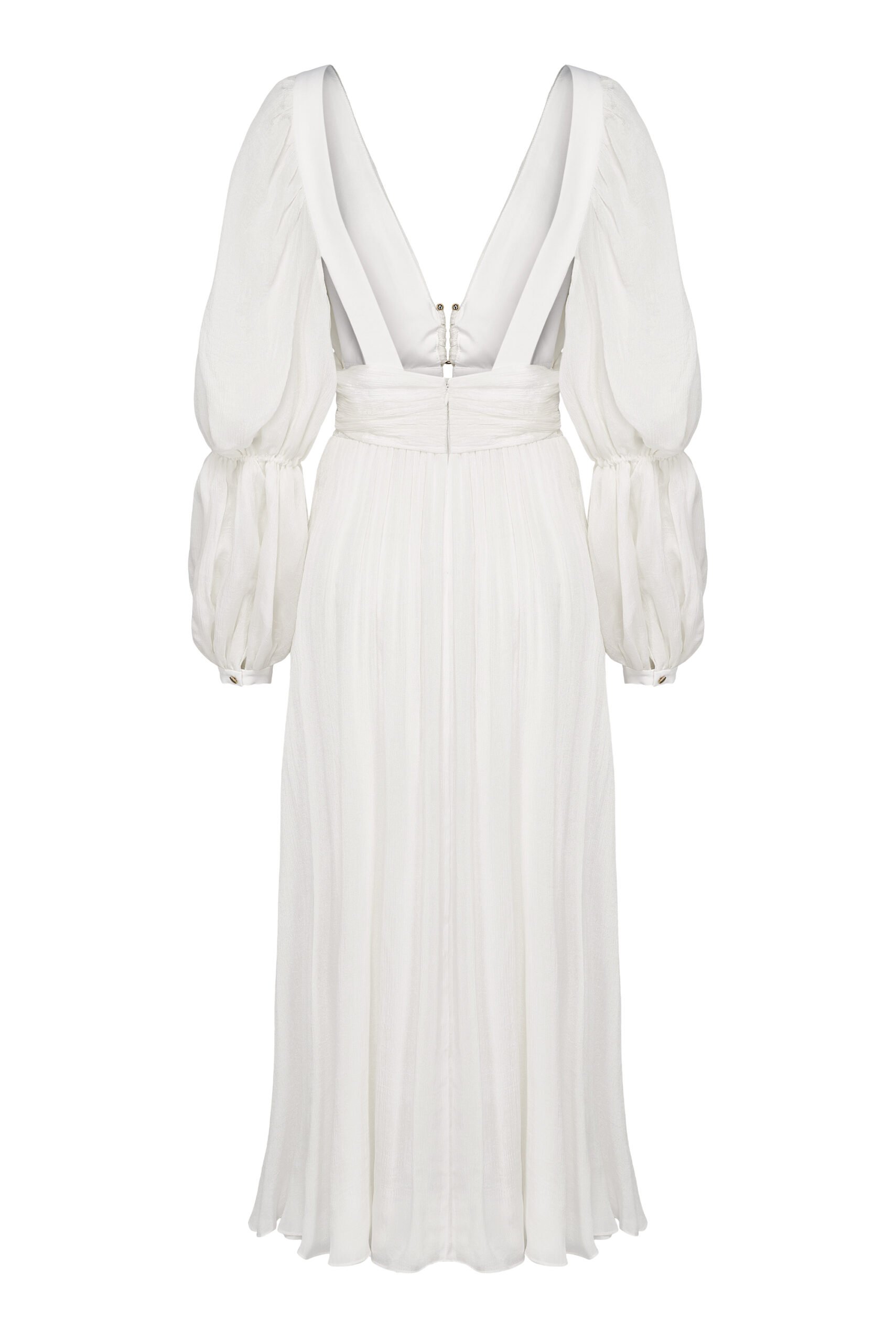 kaviar-gauche-aurabelle-midi-kleid-ivory-viskose image 3