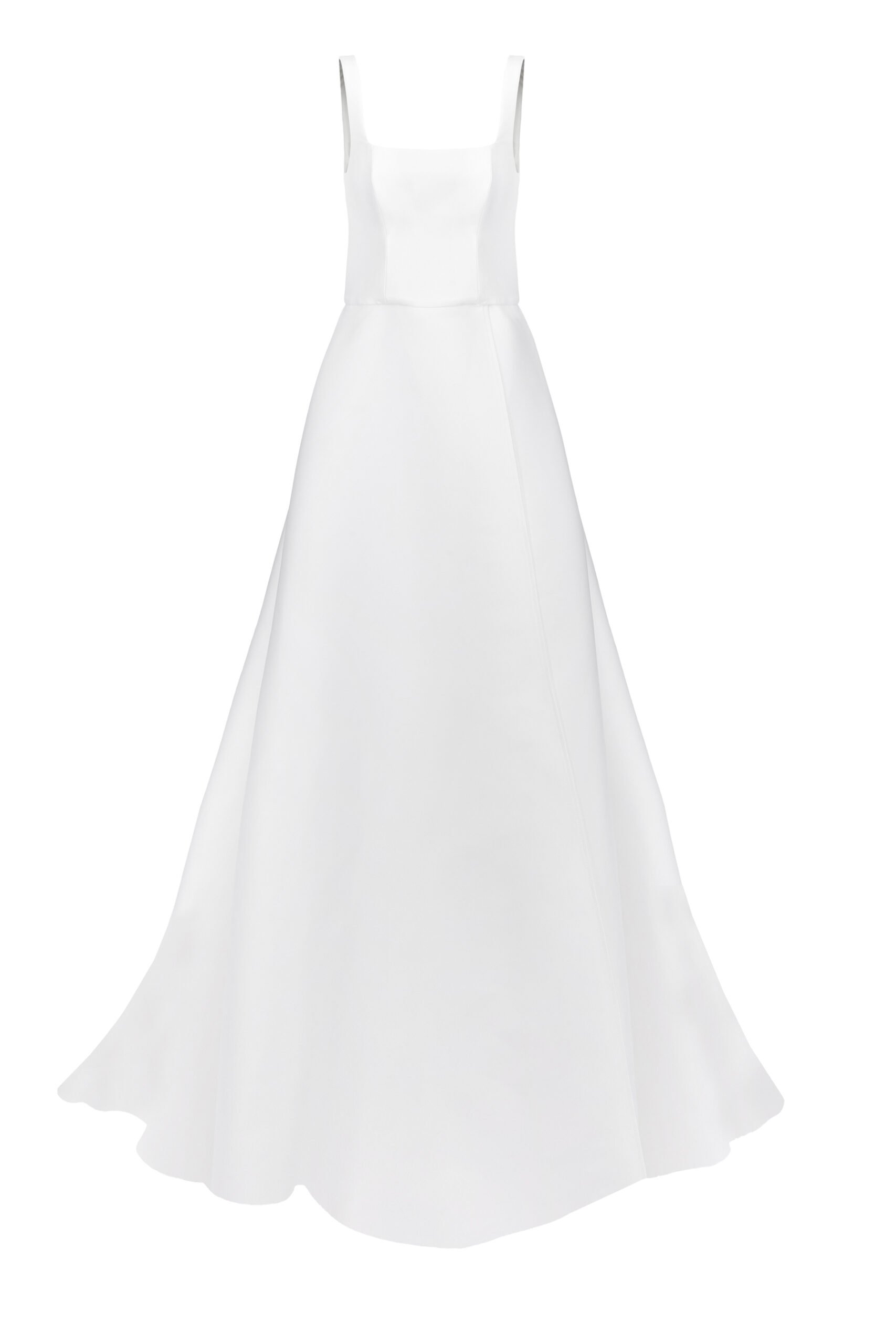 kaviar-gauche-spencer-square-dress-plain-a-linie-mit-schleppe image 1