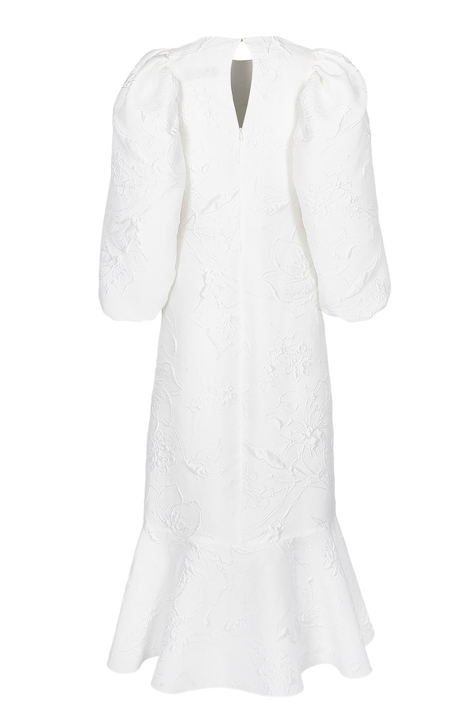 kaviar-gauche-floral-jacquard-dress-midi-ballon-rmel image 3