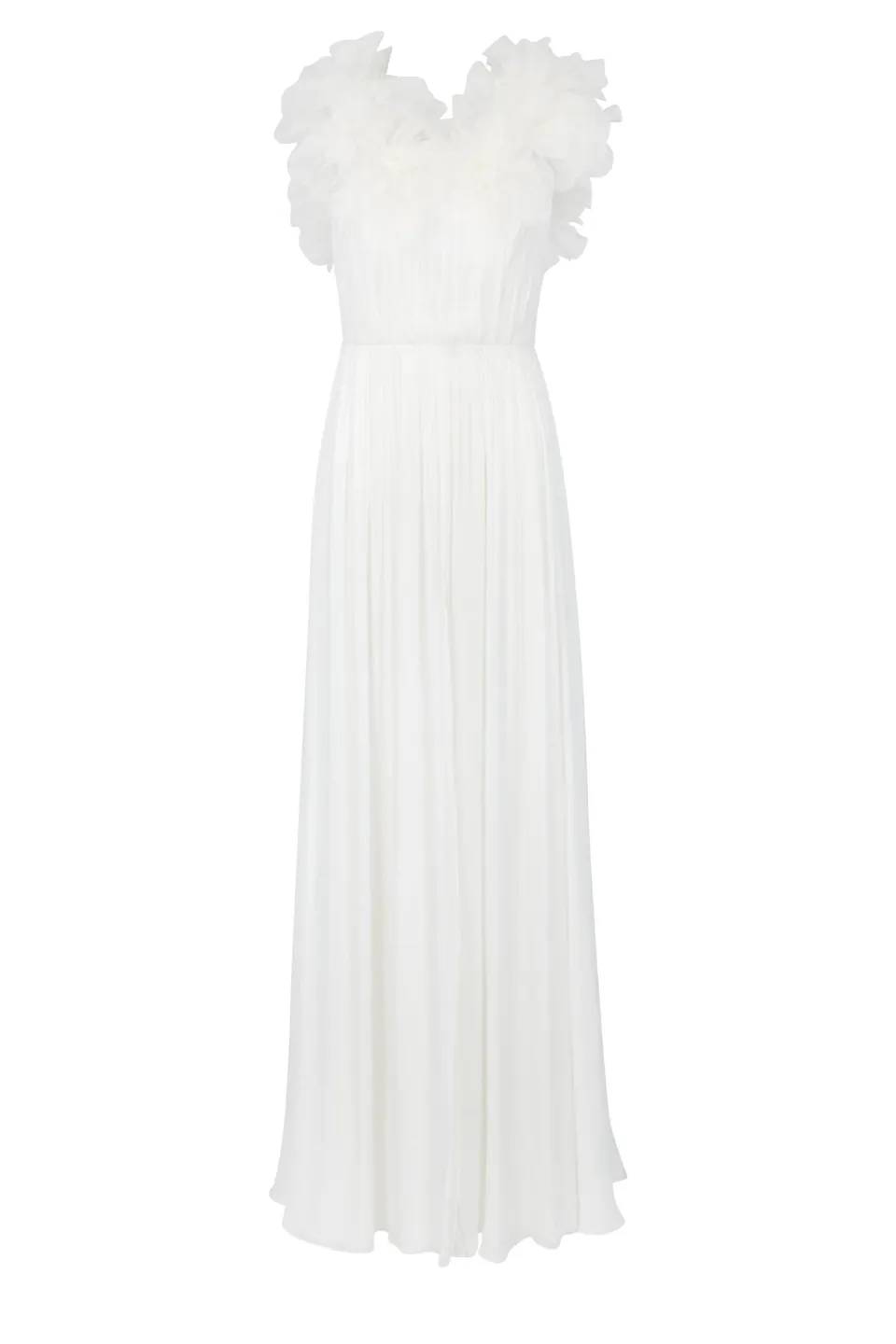 kaviar-gauche-prima-pliss-brautkleid-mit-schlitz image 1