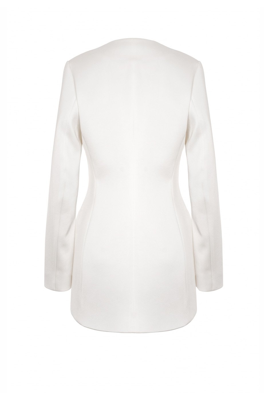kaviar-gauche-bouton-blazer-dress-ivory image 3
