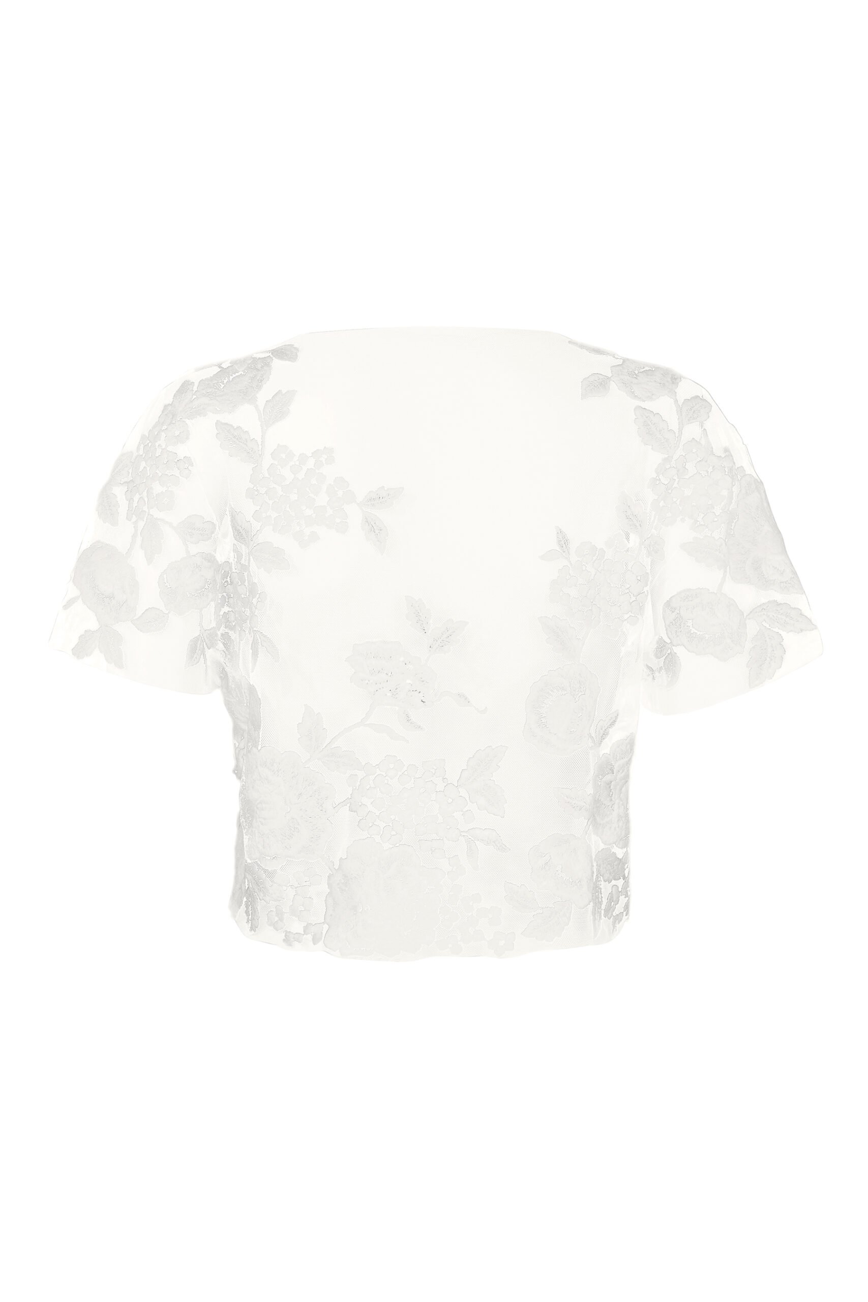 kaviar-gauche-mystic-rose-top-kurzes-braut-t-shirt-mit-bl-tenstickerei image 2