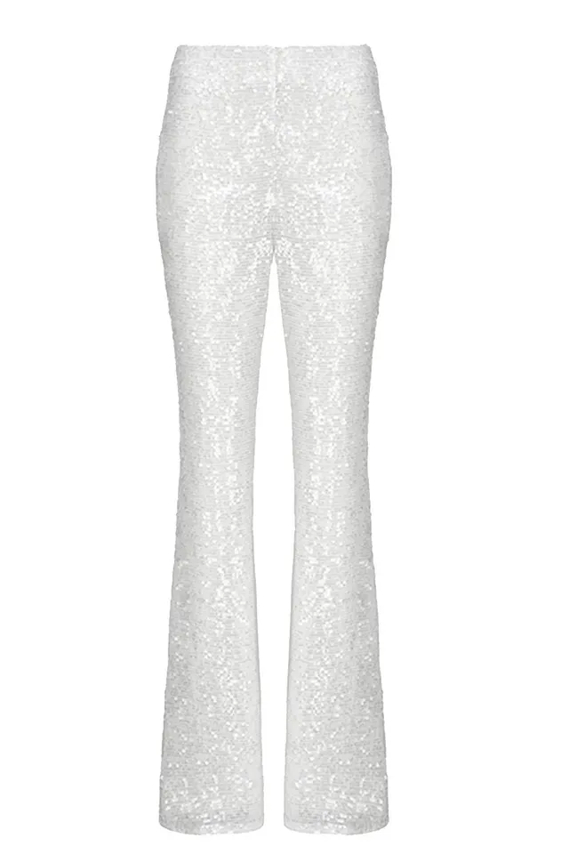 kaviar-gauche-sparkle-flares-braut-hose-geflared-modern-infinity image 1