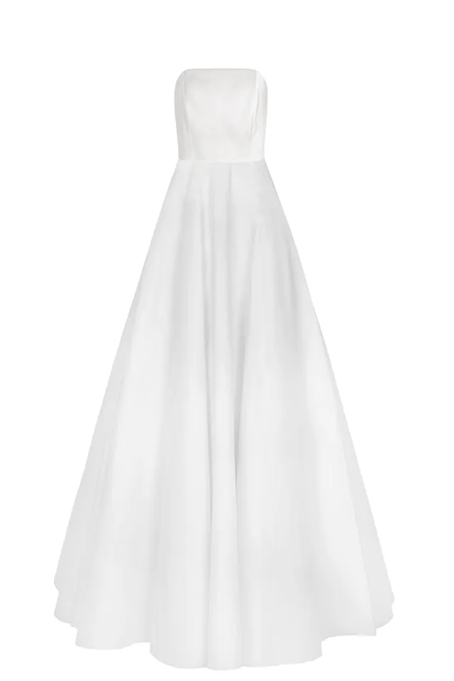 kaviar-gauche-rosebud-dream-dress-a-linien-brautkleid-ivory-mit-offenen-schulter image 1
