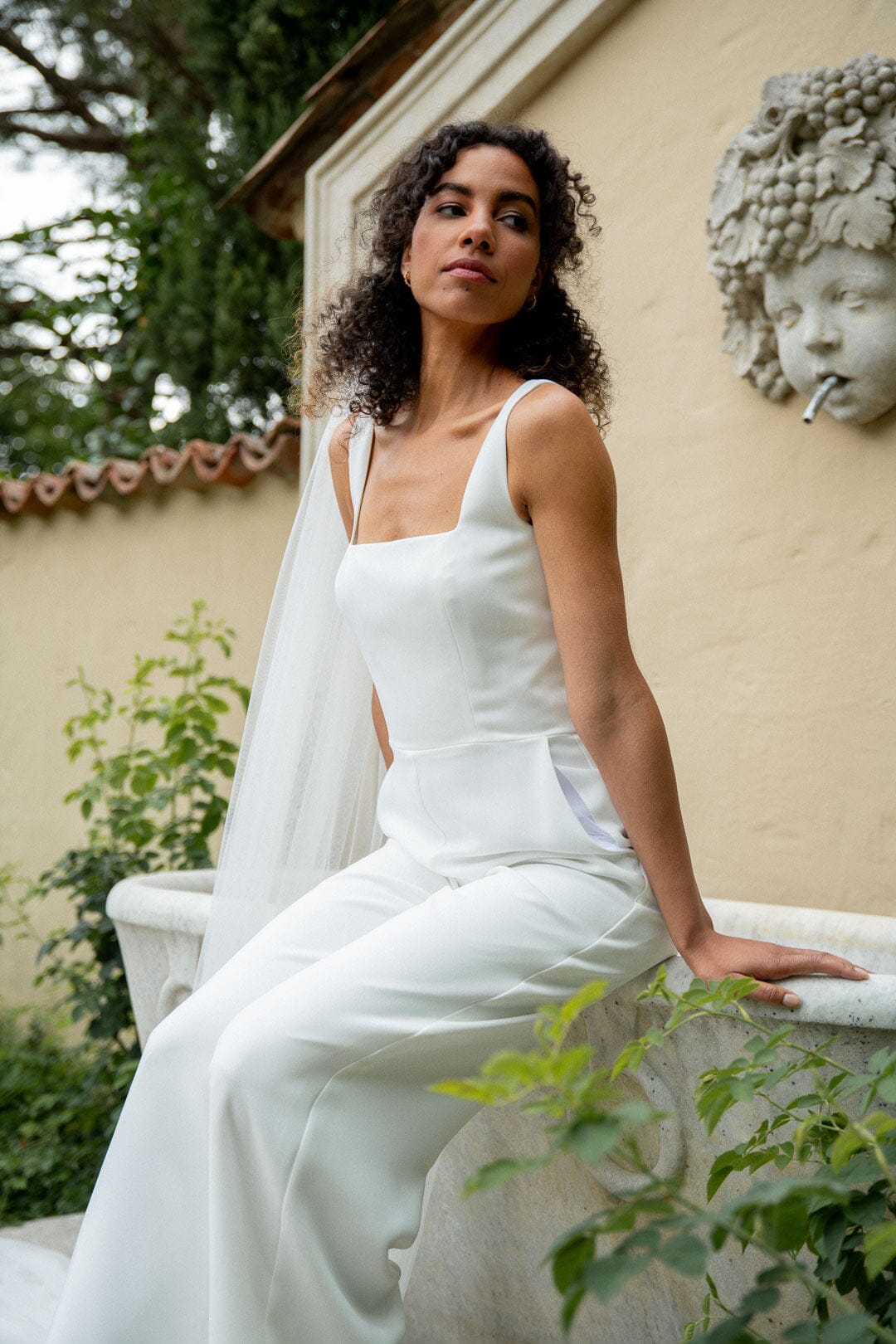 noni-selected-braut-jumpsuit-aino-aus-cr-pe-mit-carr-ausschnitt image 5
