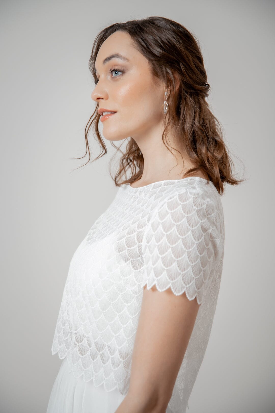 noni-selected-doli-top-aus-vintage-spitze-kurzarm-ivory image 3