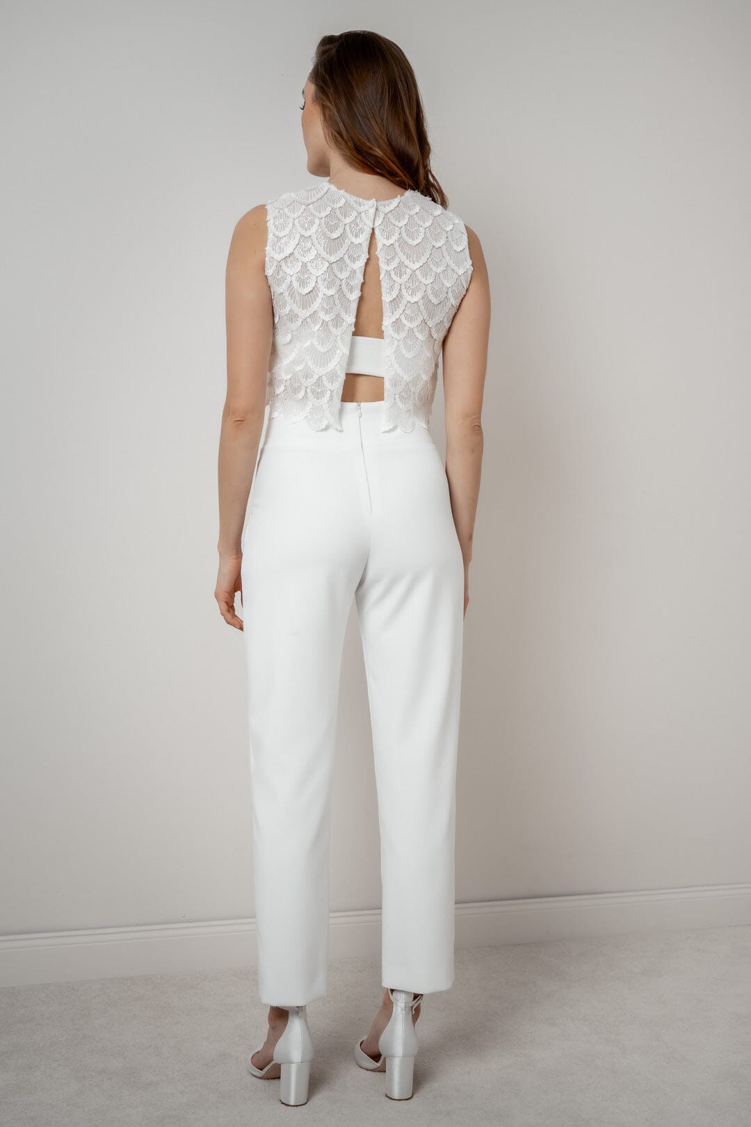 noni-helin-schmale-brauthose-7-8-aus-crepe-in-ivory image 2