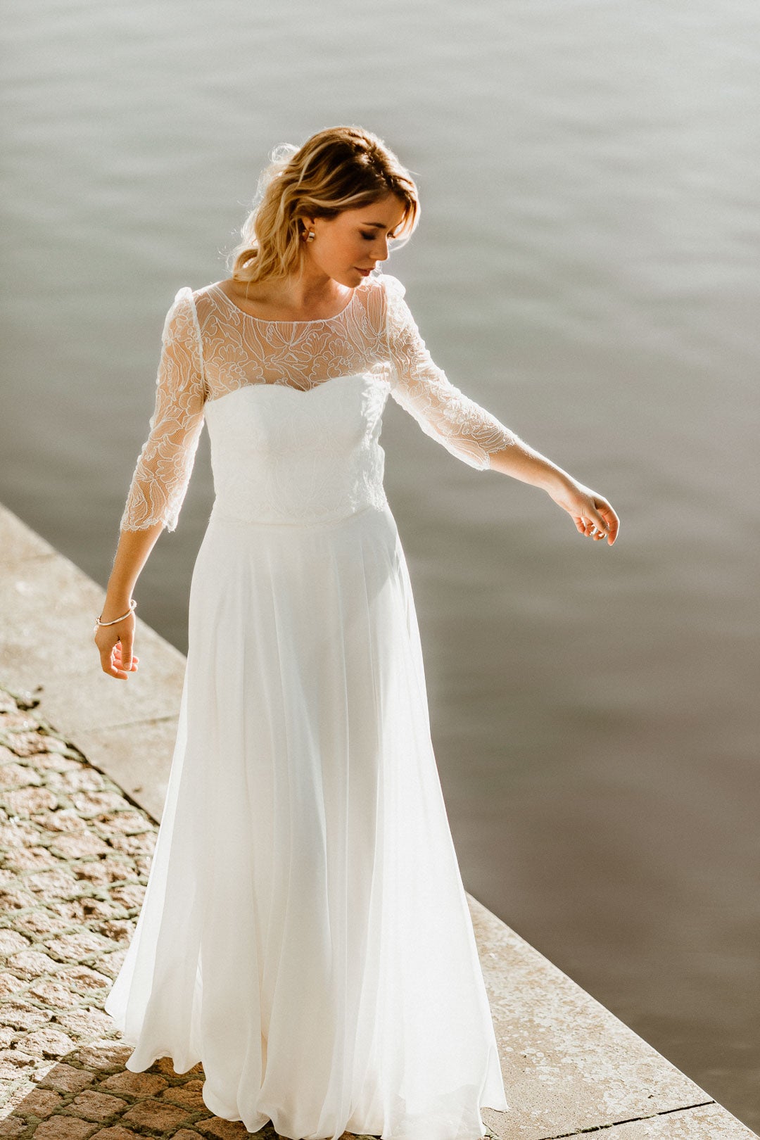 noni-isla-braut-rock-chiffon-bodenl-nge-ivory-recycelt image 2