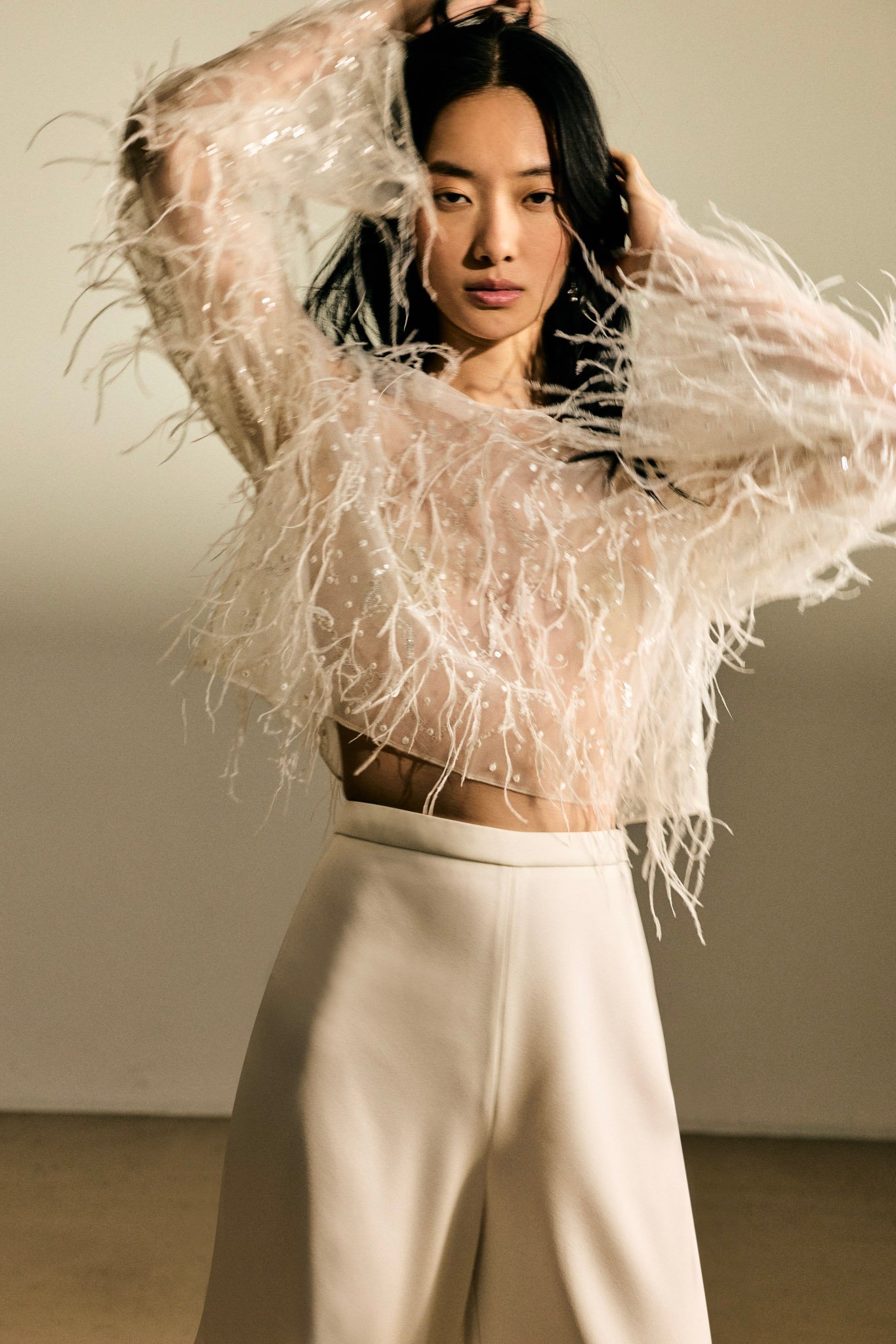 kaviar-gauche-callas-pants-weite-marlenehose image 2