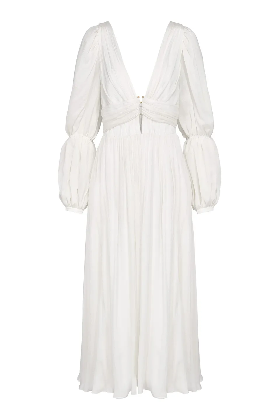 kaviar-gauche-aurabelle-midi-kleid-ivory-viskose image 1