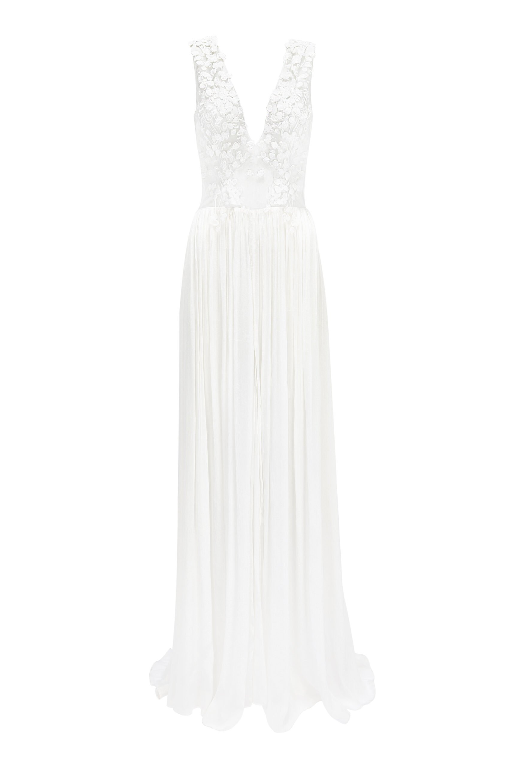 kaviar-gauche-cloudy-blossom-dress-brautkleid-ivory-mit-stickerei-und-schlitz image 1