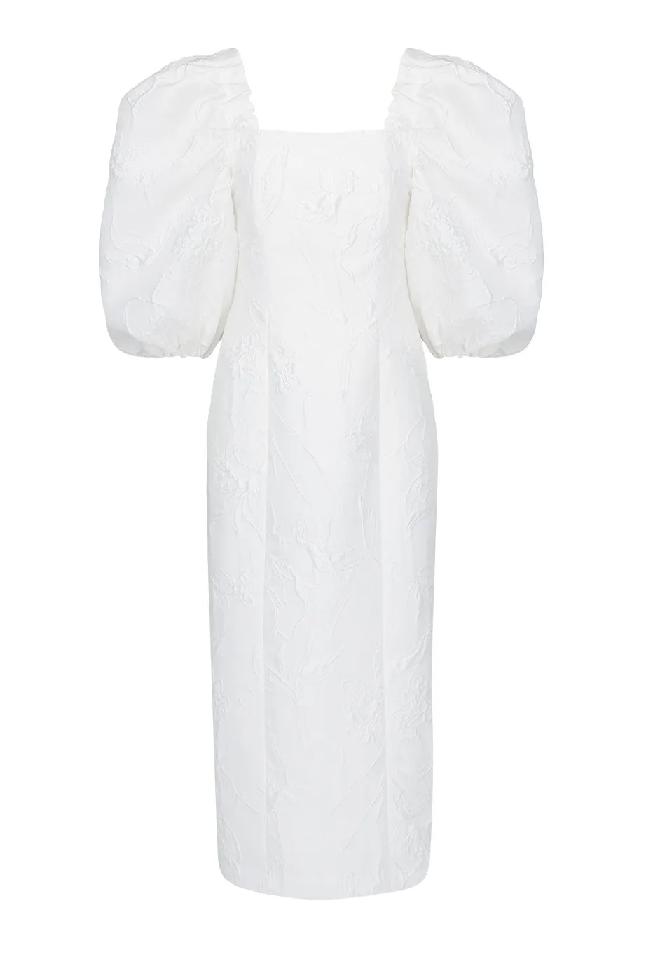 kaviar-gauche-clooney-carr-dress-midi-brautkleid-jacquard image 1