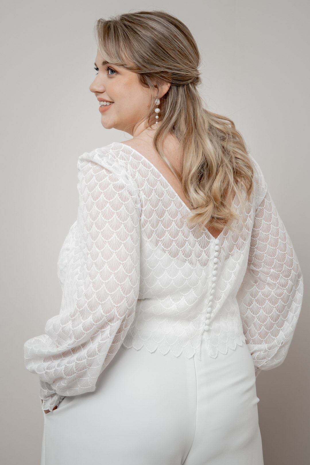 noni-selected-esthi-langarm-top-art-d-co-spitze-ivory image 4