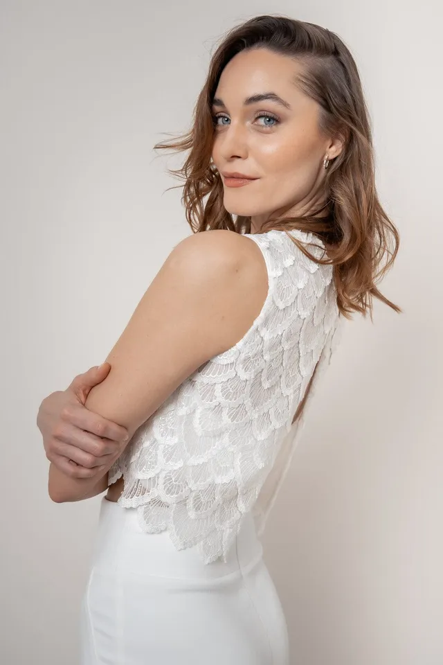noni-eske-funkelndes-braut-top-mit-pailletten-ivory image 1
