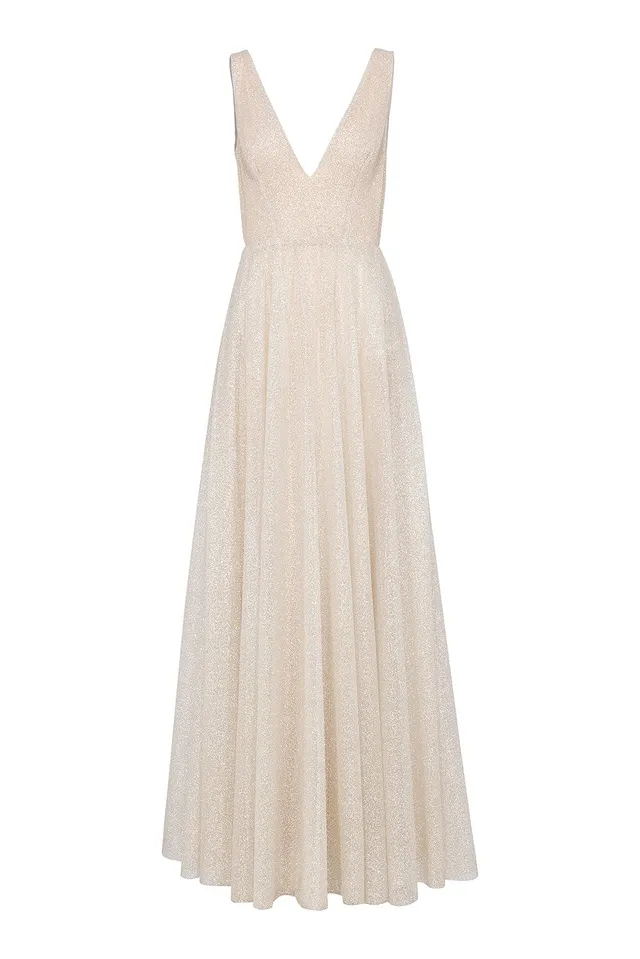 kaviar-gauche-flirty-stardust-dress-glitzer-brautkleid-aus-lurex image 1