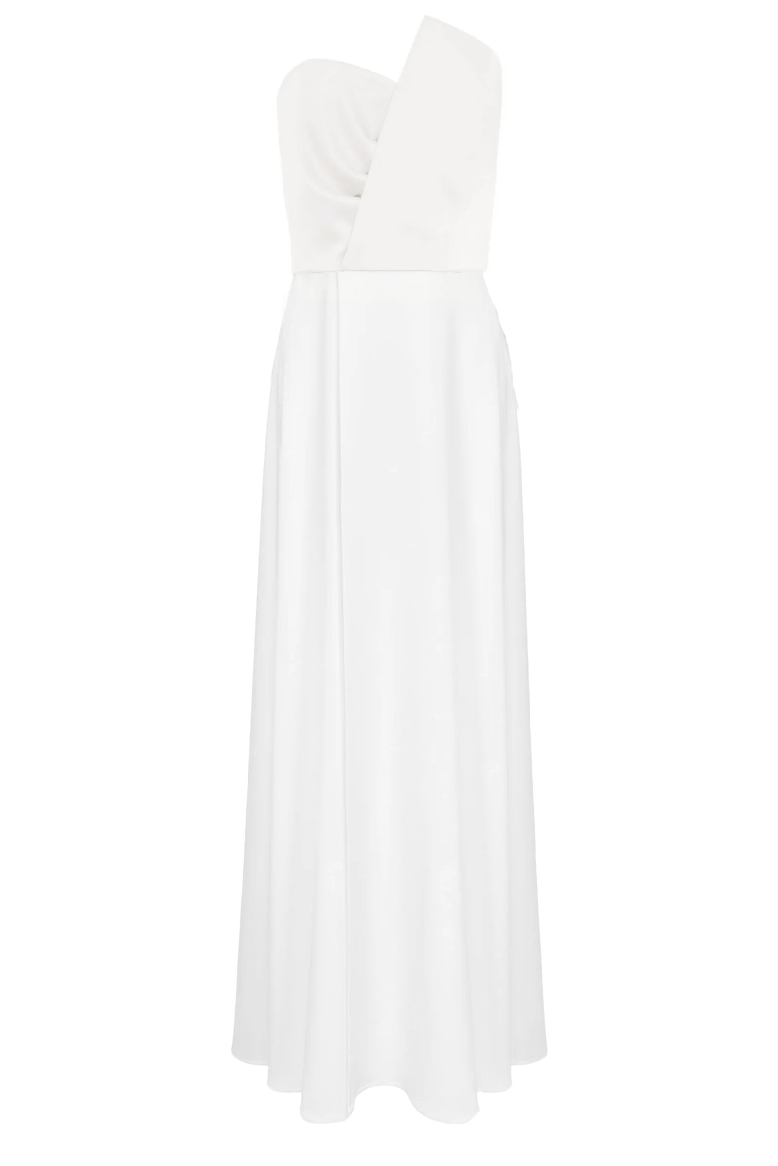 kaviar-gauche-asymmetric-bustier-wide-brautkleid-schlitz image 1