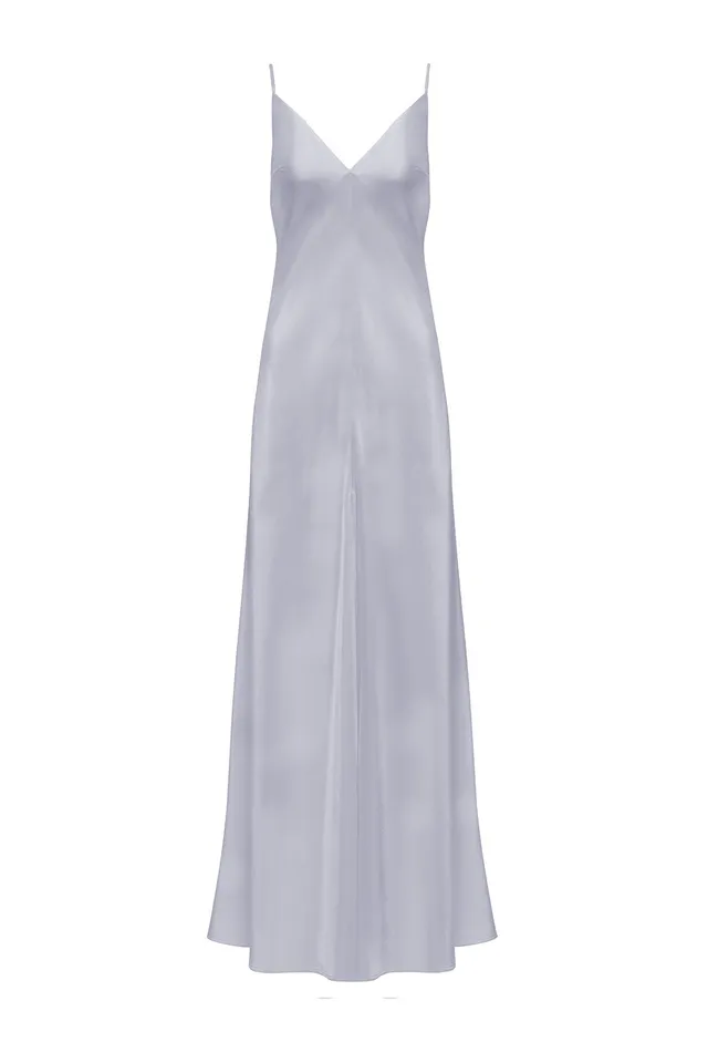 kaviar-gauche-lingerie-dress-platin-abendkleid image 1
