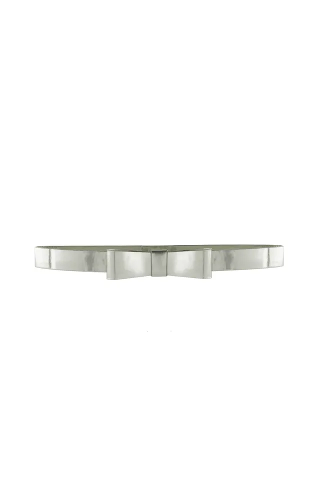 kaviar-gauche-new-metallic-bow-belt-midi-tailleng-rtel image 1