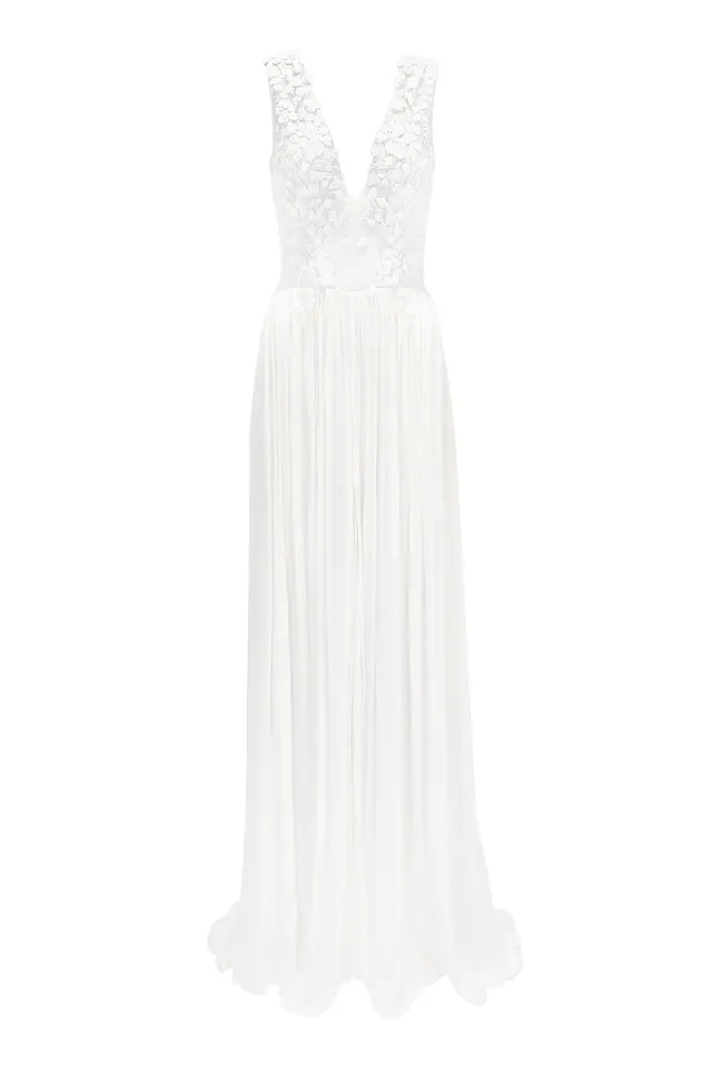 kaviar-gauche-cloudy-blossom-dress-brautkleid-ivory-mit-stickerei-und-schlitz image 1