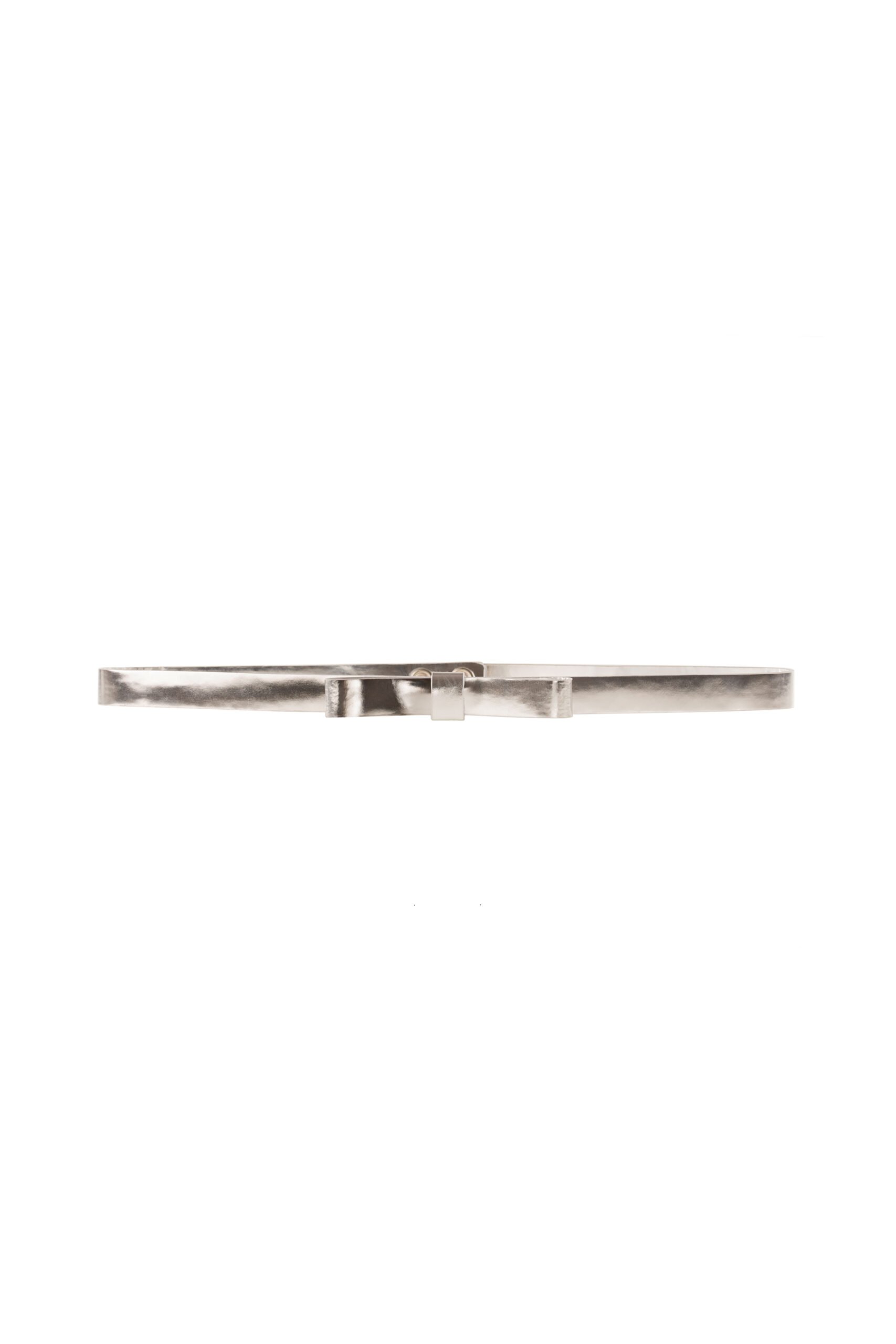 kaviar-gauche-new-metallic-bow-belt-mini-schleifeng-rtel-1-7-cm-metallic-leder image 1