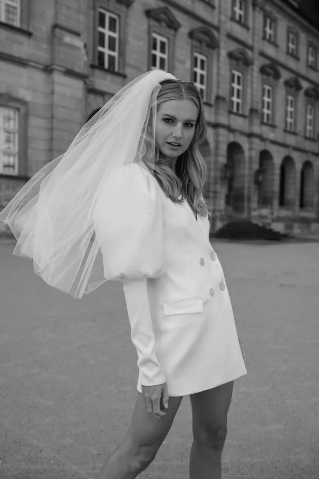 kaviar-gauche-veil-s-schleier-zweilagig-80-cm image 1