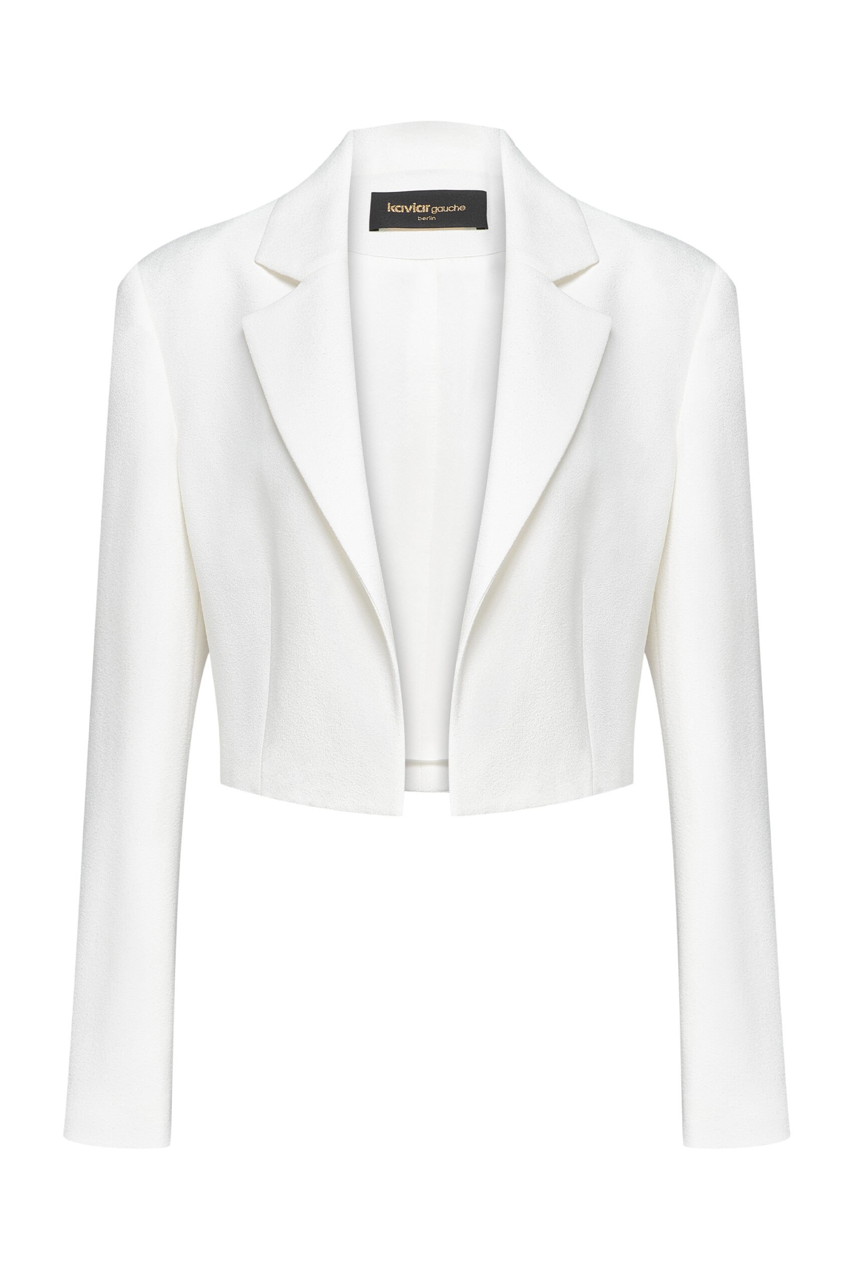 kaviar-gauche-cropped-blazer-modern-infinity-mit-revers image 1