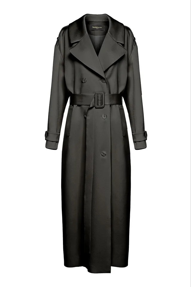 kaviar-gauche-clochard-coat-abendmantel-schwarz image 1