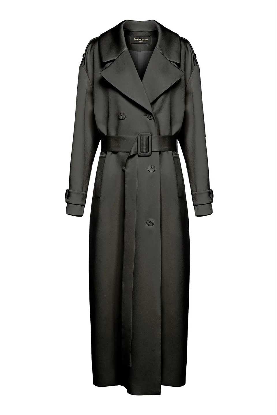 kaviar-gauche-clochard-coat-abendmantel-schwarz image 1