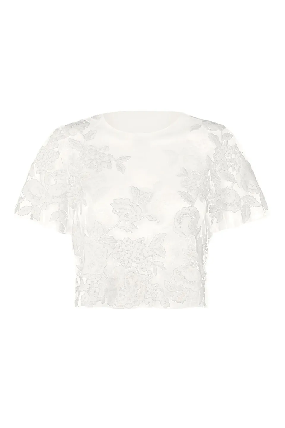 kaviar-gauche-mystic-rose-top-kurzes-braut-t-shirt-mit-bl-tenstickerei image 1
