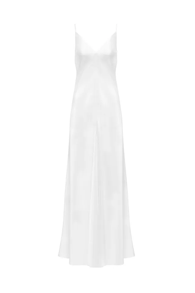 kaviar-gauche-lingerie-dress-figurbetontes-standesamt-kleid-mit-schlitz image 1
