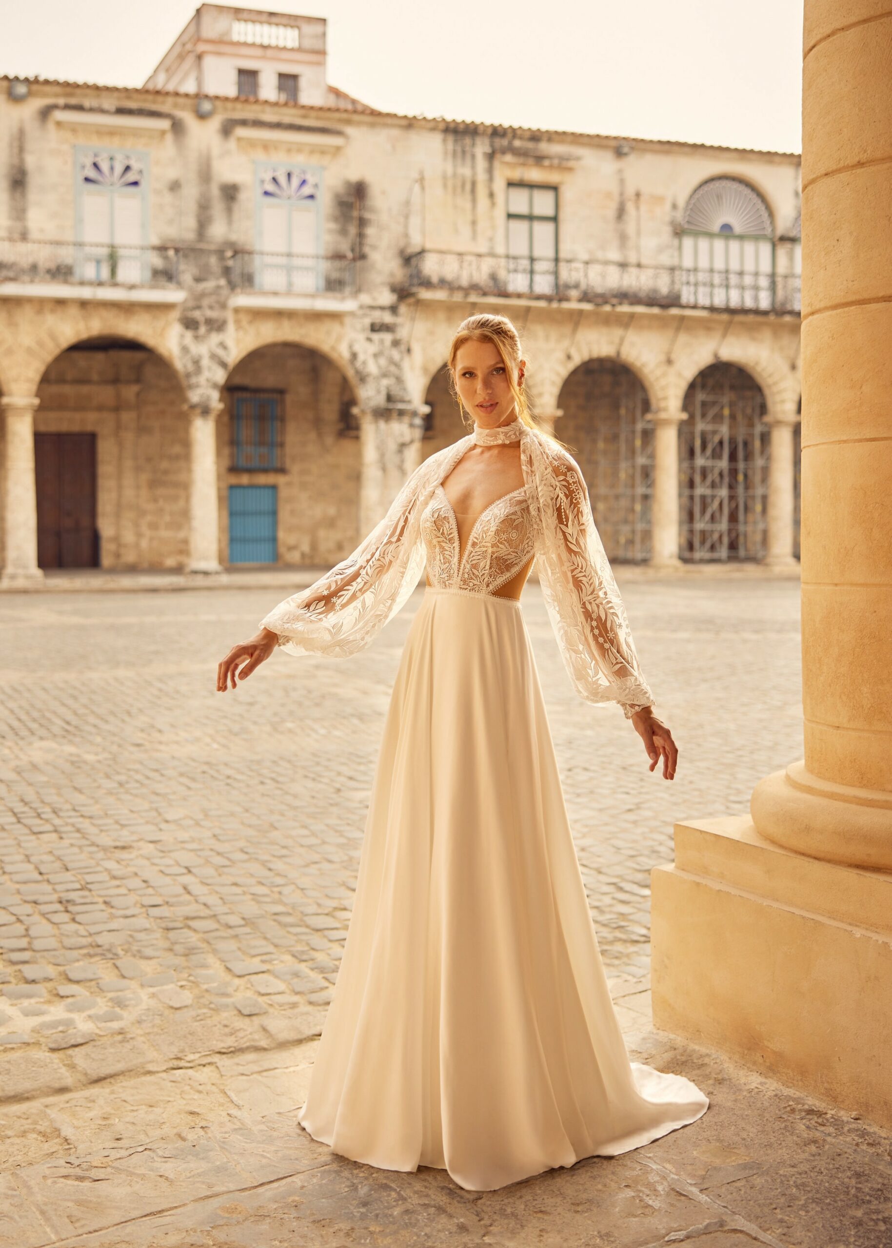 herve-paris-bridal-lanev-bolero-brautkleid-set-libre-collection image 1